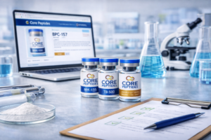 how to read a research peptide product listing